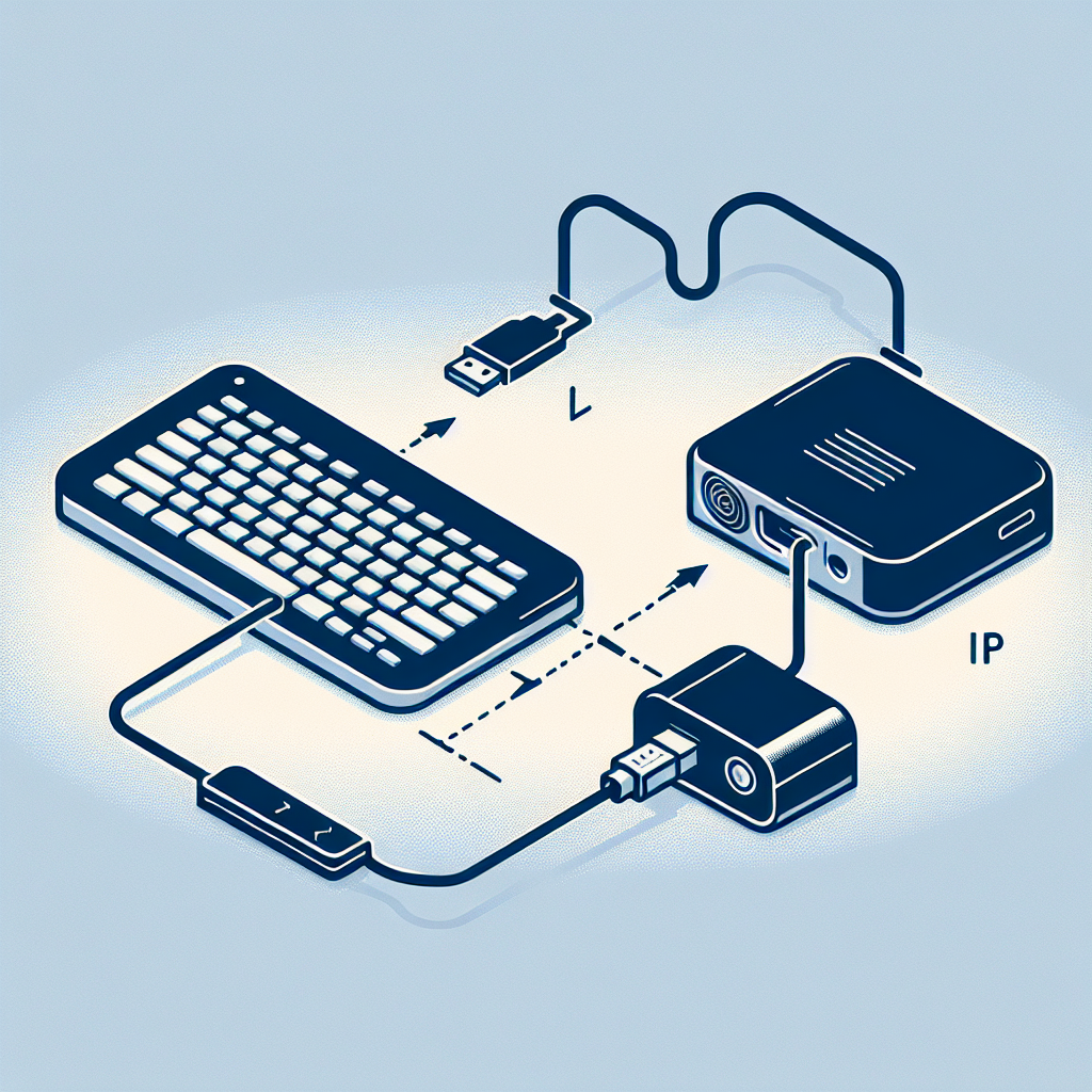¿Cómo conectar un teclado a un proyector?